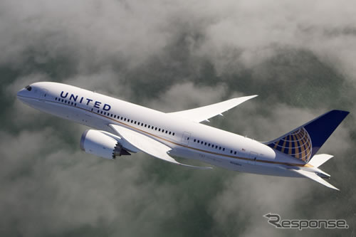 ユナイテッド航空787ドリームライナー