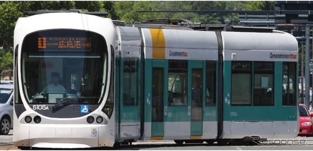 広島電鉄 5100形グリーンムーバーマックス(参考画像)