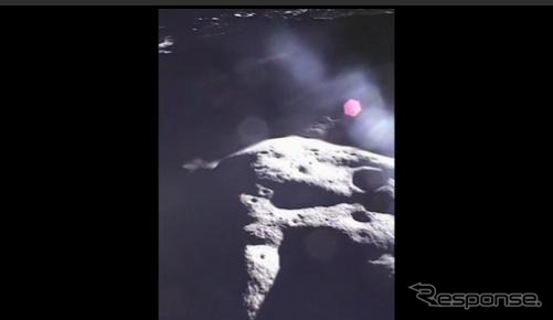 エッブ宇宙船からの映像（動画キャプチャ）
