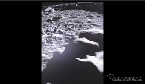 エッブ宇宙船からの映像（動画キャプチャ）