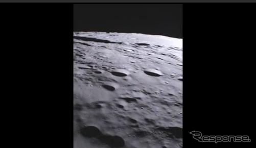 エッブ宇宙船からの映像（動画キャプチャ）