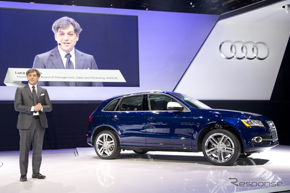 アウディ SQ5のガソリン仕様(デトロイトモーターショー13)