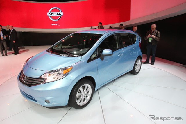 日産ノートの北米仕様、ヴァーサ ノート(デトロイトモーターショー13)