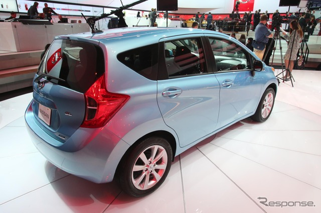 日産ノートの北米仕様、ヴァーサ ノート(デトロイトモーターショー13)