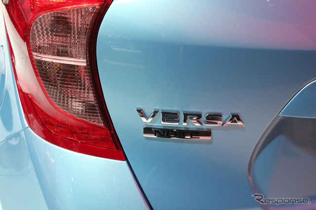 日産ノートの北米仕様、ヴァーサ ノート(デトロイトモーターショー13)