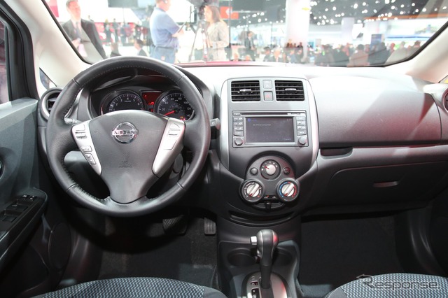 日産ノートの北米仕様、ヴァーサ ノート(デトロイトモーターショー13)