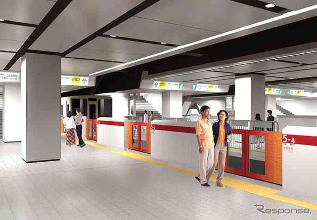 京王電鉄、新宿駅3番線にホームドアを設置