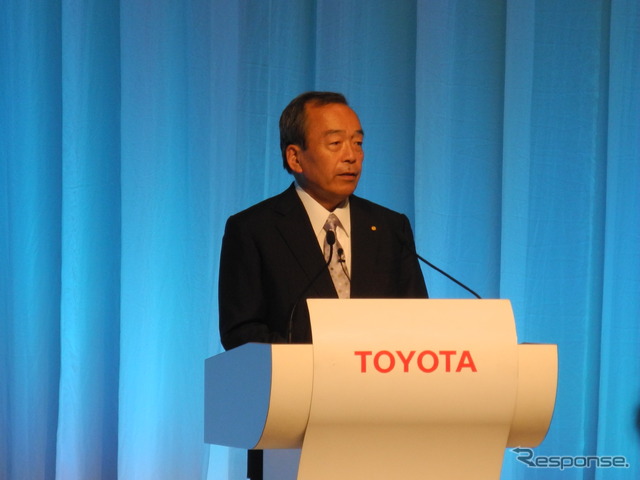 トヨタ自動車　内山田竹志副会長　