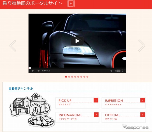 自動車関連動画サイト・norimono.tv
