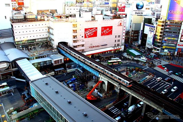 地下化工事がすすめられている渋谷駅周辺