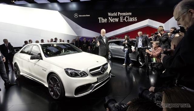 メルセデスベンツ E63 AMGの大幅改良モデル(デトロイトモーターショー13)