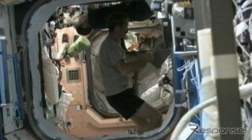 国際宇宙ステーション（動画キャプチャ）