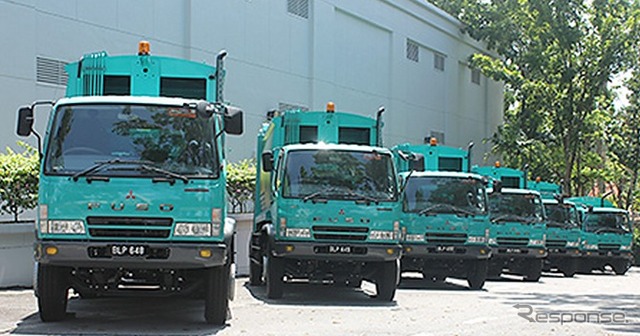 マレーシアSWM社に納入される中型トラック「ファイター」