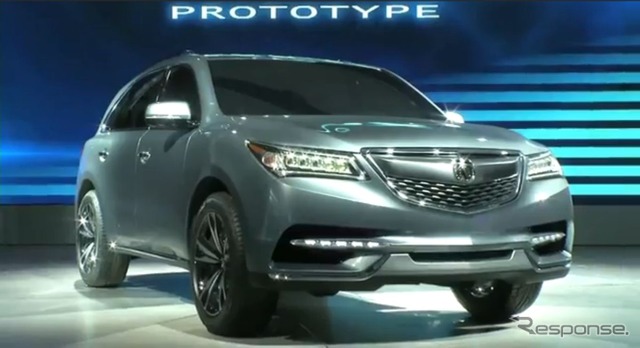 アキュラの最上級SUV、MDX 新型のプロトタイプ