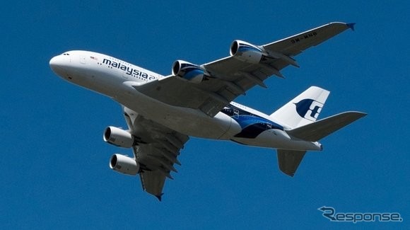 日本への直行便を運行しているマレーシア航空機