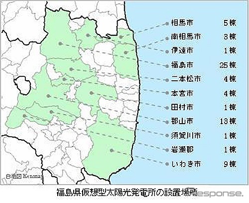レオパレス21・福島県内の管理物件67棟に太陽光発電システムを設置