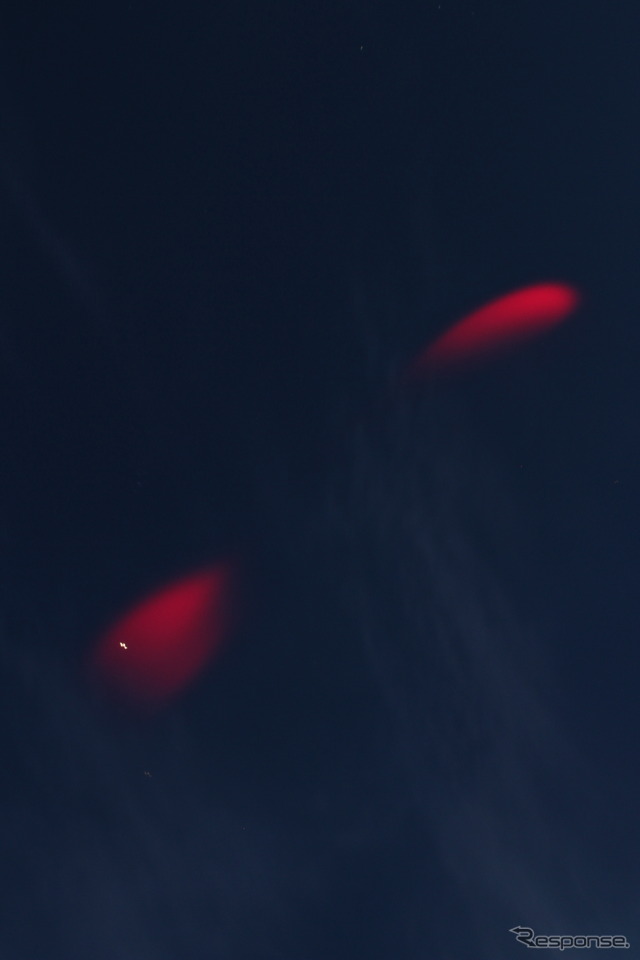 ロケットからのリチウム蒸発の痕跡