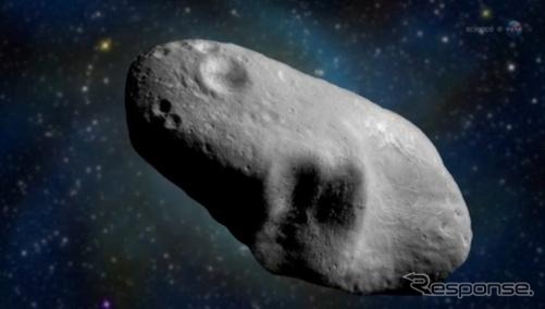 小惑星2012 DA14(動画キャプチャ)