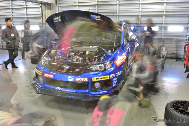 STI、ニュル24時間参戦マシンを富士スピードウェイでシェイクダウン