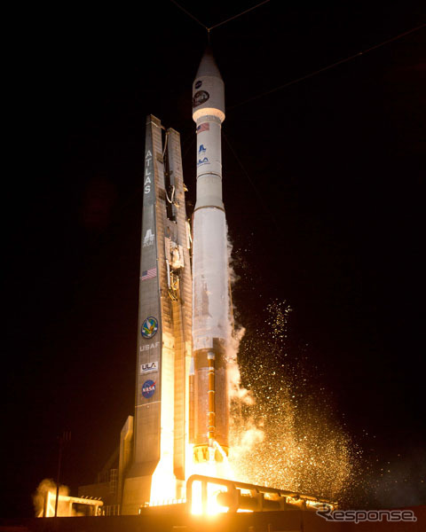 アトラスVロケットによるTDRS-Kの打ち上げ