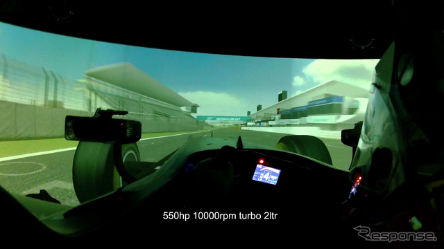 来季マシンSF14のシミュレーションテスト。