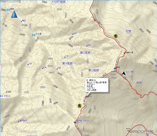 ガーミン社ハンディナビ用地図データをバージョンアップし、2月中旬より発売す「日本登山地図（TOPO10MPlus）V2」