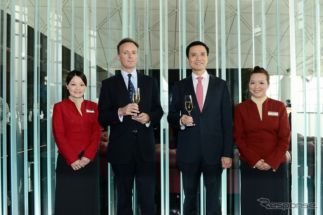 キャセイパシフィック航空、香港空港「ザ・ウィング」のファーストクラス・ラウンジを改装