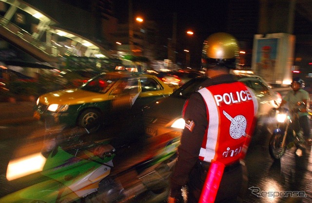 タイ・バンコク 警察イメージ