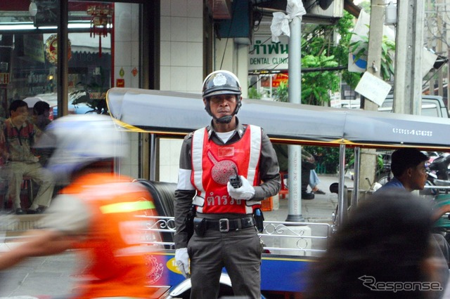タイ・バンコク 警察イメージ