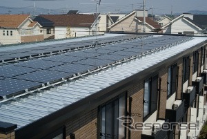 富士通とレオパレス21、ICTを活用した仮想型太陽光発電所（参考画像）