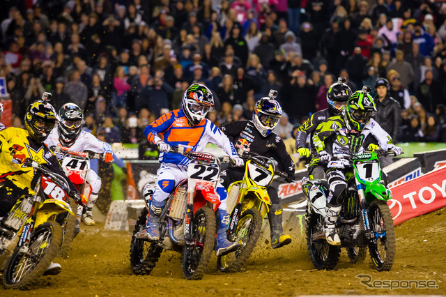 450SXクラス決勝のスタート