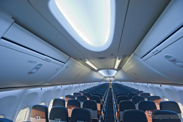 737 MAXの機内