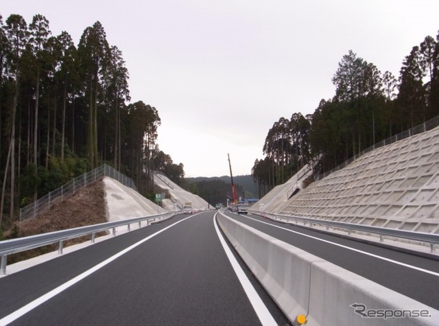東九州自動車道・清武JCTから清武南IC開通区間