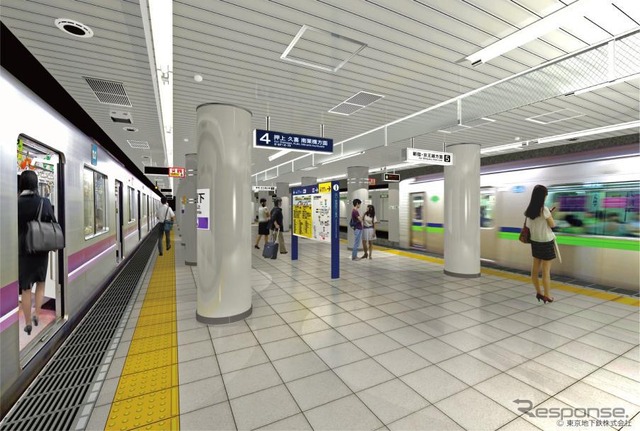 メトロと都営、九段下駅の乗換改善