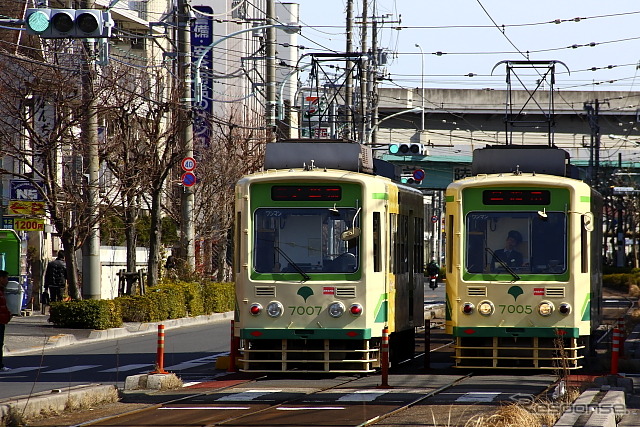 東京都交通局 都電荒川線 7000形