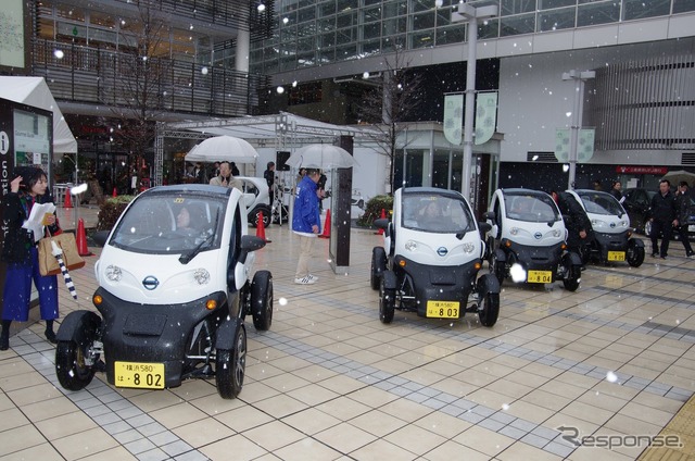横浜市で超小型モビリティのモニター実証実験がスタート