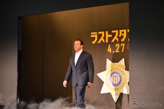 アーノルド・シュワルツェネッガー氏、『ラストスタンド』記者会見
