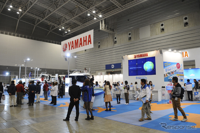 ジャパンインターナショナルボートショー2012のヤマハ発動機ブース