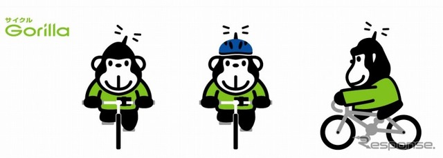 サイクルゴリラのキャラクター