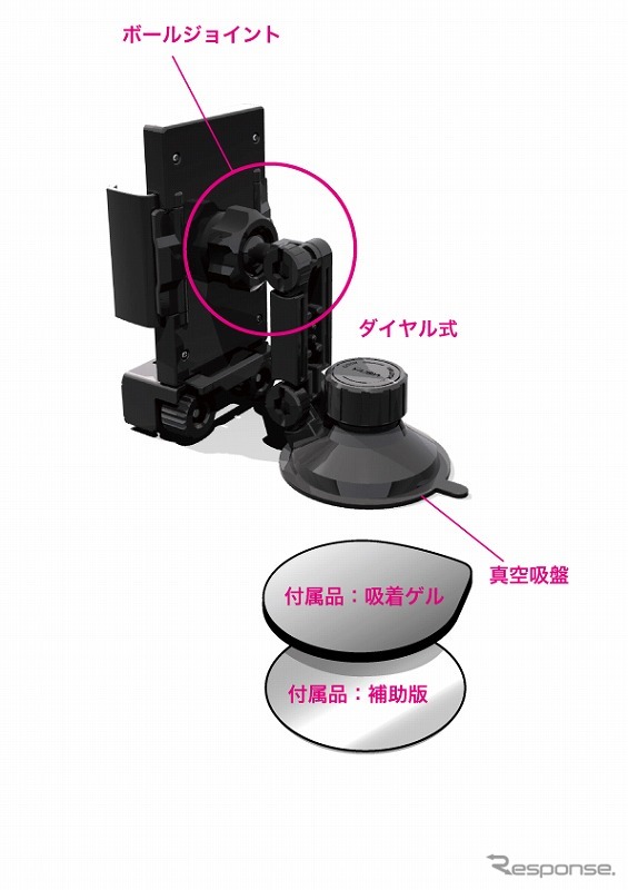 星光産業・スマーフォン車載ホルダー「EC-143」