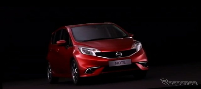 新型日産ノートの欧州仕様