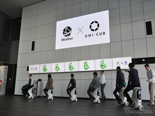 ホンダUNI-CUBでによるツアーを開催…日本科学未来館