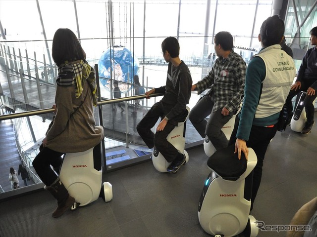 ホンダUNI-CUBでによるツアーを開催…日本科学未来館