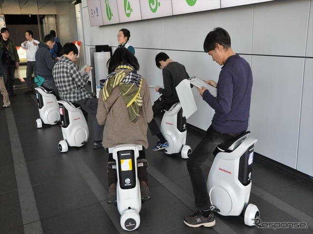 ホンダUNI-CUBでによるツアーを開催…日本科学未来館