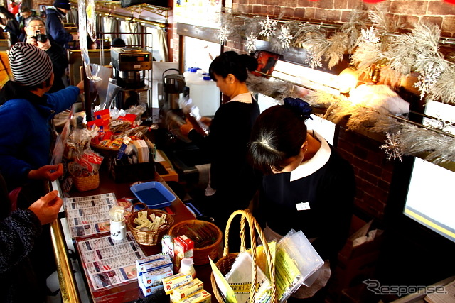 JR北海道 釧網線 釧路駅 「SL冬の湿原号」カフェカー(2013年2月)