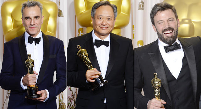 ダニエル・デイ=ルイス、アン・リー、ベン・アフレック -(C) UPI/AFLO