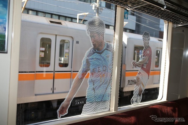 日本プロサッカーリーグ、東京メトロで20周年記念のJリーグトレインを展開