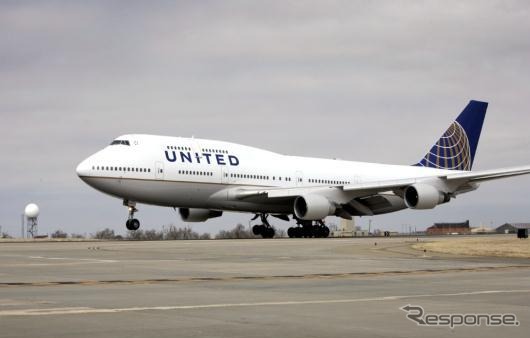 ユナイテッド航空B747-400