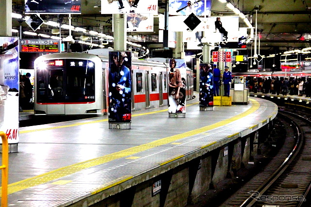 直通化で消える現東横線渋谷駅
