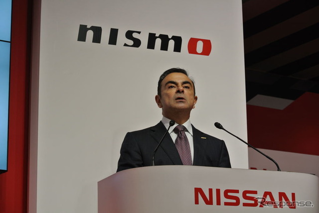日産自動車 カルロス・ゴーン社長